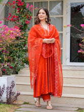 Saffron Glow Kurta Set
